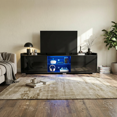 This Glossy Black Stand Looks Great with the Lights Down.png