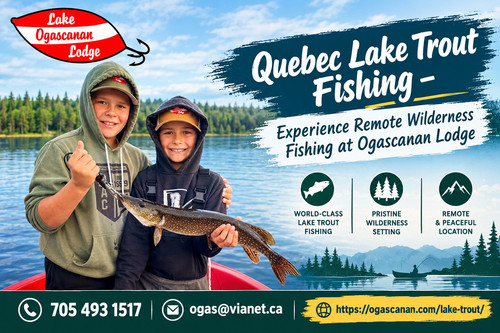 Quebec Lake Trout Fishing – Experience Remote Wilderness Fishing at Ogascanan Lodge.1