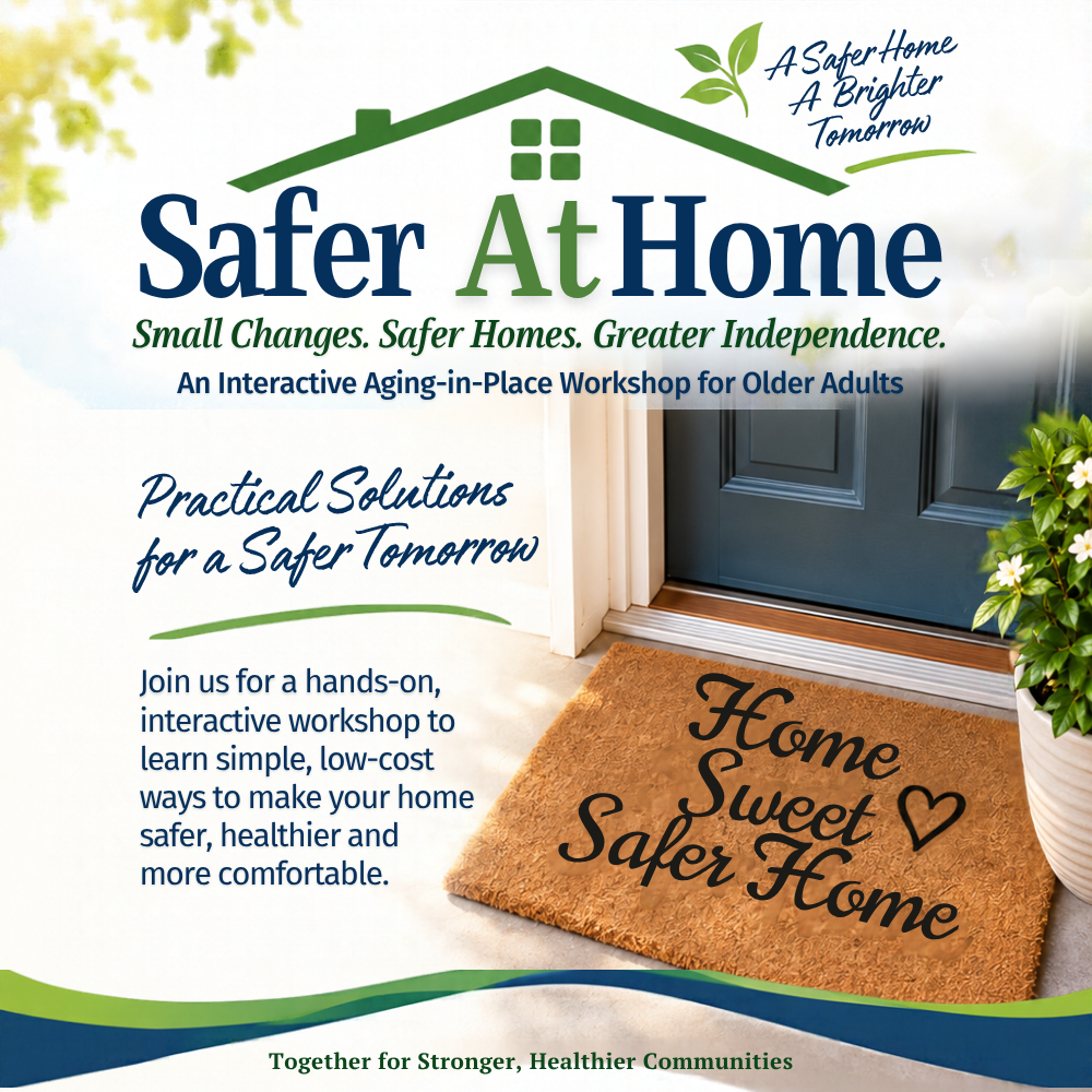 Safer At Home Flyer
