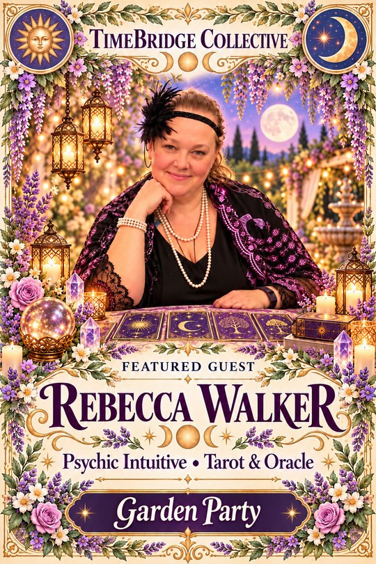 Featured guest Rebecca Walker, Psychic Intuitive, Tarot and Oracle.