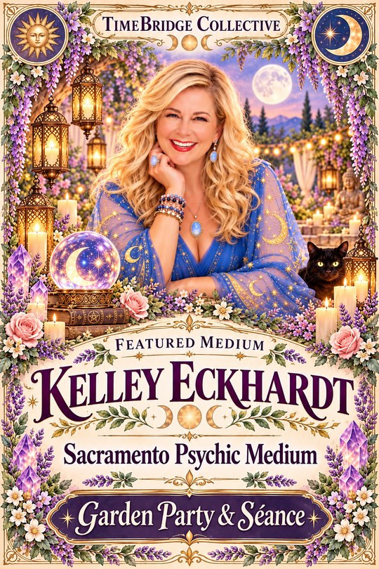 Featured medium Kelley Eckhardt, Sacramento Psychic Medium.