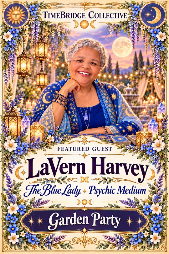 Featured guest LaVern Harvey, The Blue Lady, Psychic Medium.