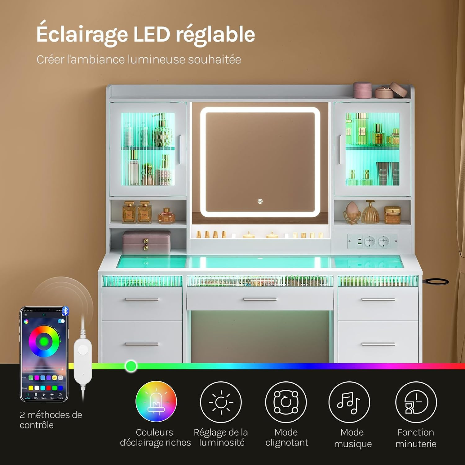 Éclairage RGB