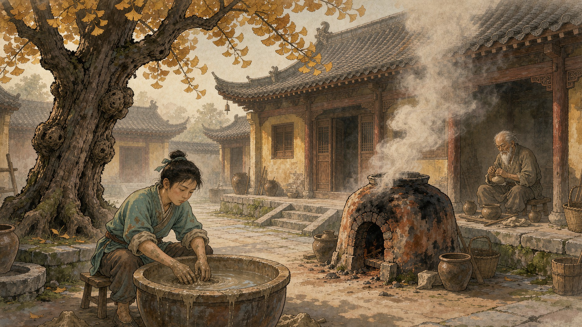 宜兴金沙寺与偷泥的小书僮