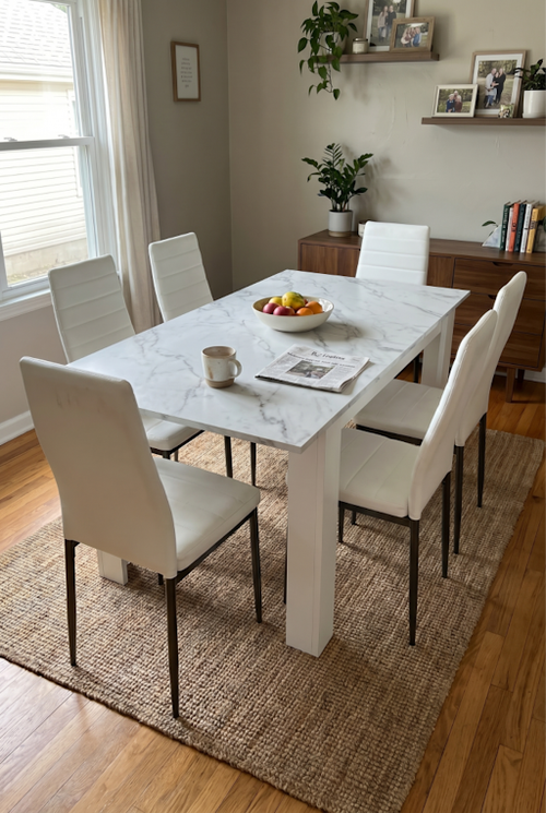 How to pick dining table and chairs that won’t crowd your room.png