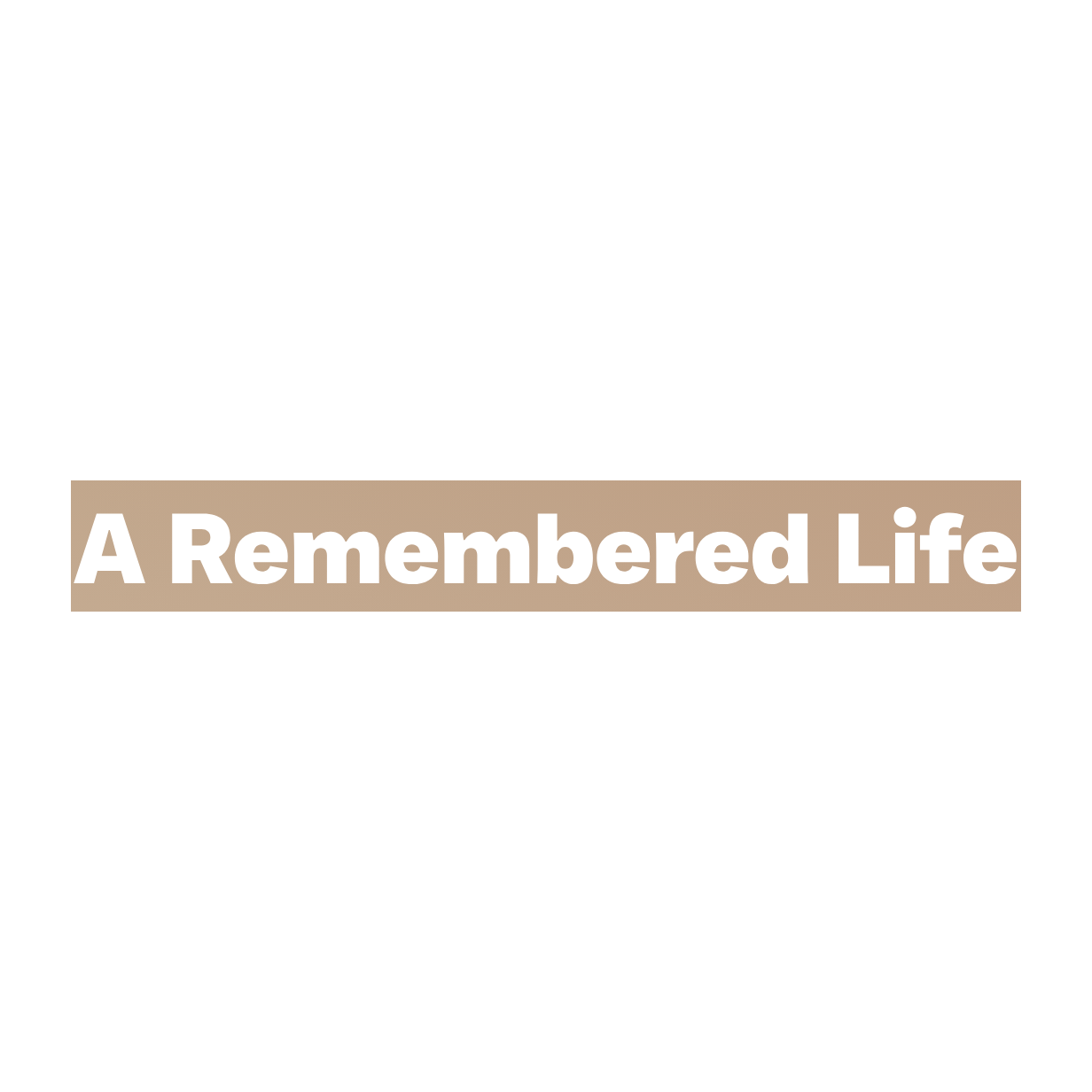 A Remembered Life logo