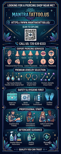 Piercing Shop Near Me in Denver | Mantra Tattoo.2