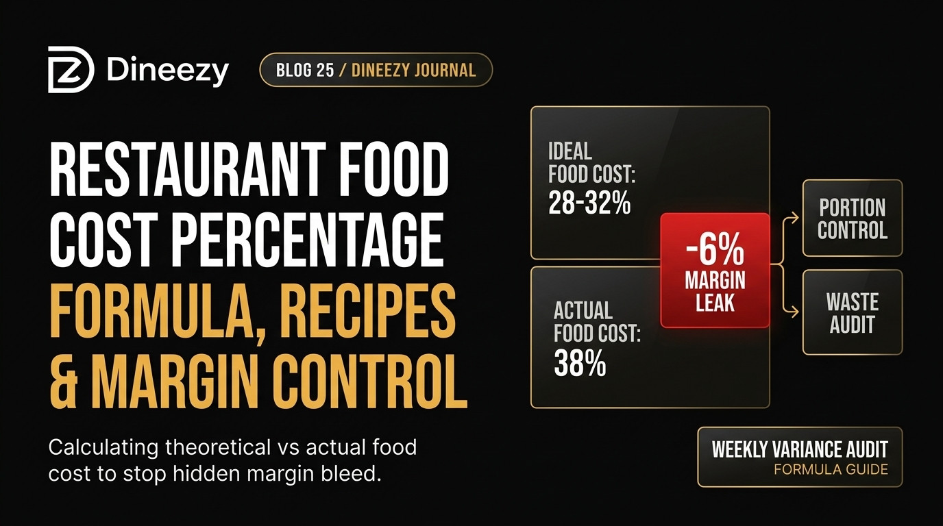 Restaurant Food Cost Percentage: Formula, Examples and Ways to Control It - Dineezy Journal