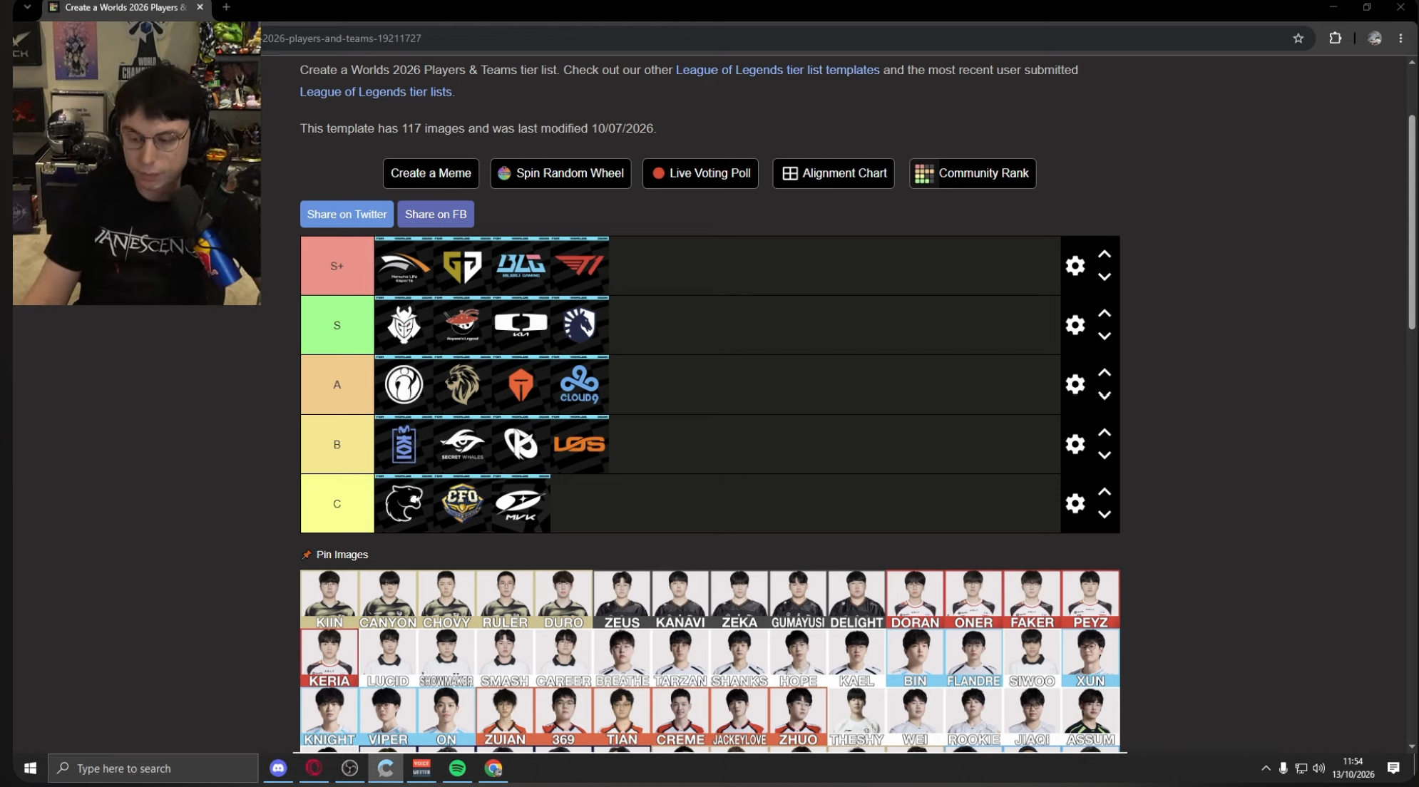 [閒聊] Caedrel 的世界賽隊伍 tierlist - 英雄聯盟 - PTT.BEST 批踢踢爆文