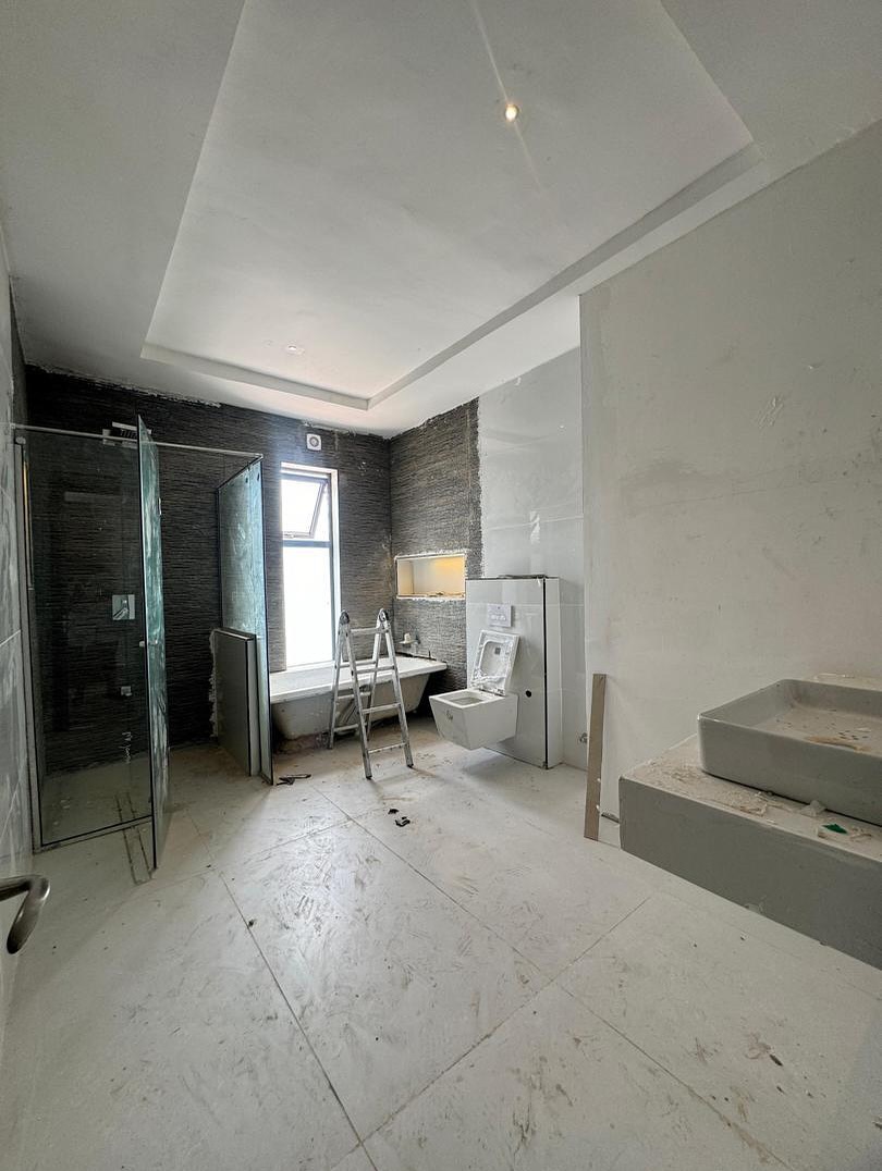 Newly Built 5-Bedroom Terrace Duplex - Living room with contemporary fittings view 3