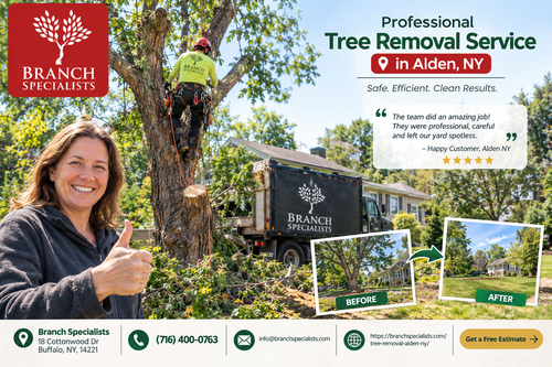 Branch Specialists Tree Removal in Alden.2