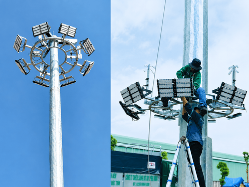 Den Pha Led Modules Chieu Sang Ngoai Troi Citilight CTL150M 500W LED750 WW NW CW 220 240V 75000lm (4.2