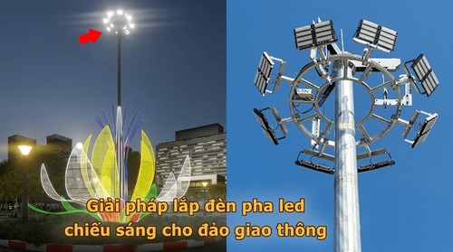Den Pha Led Modules Chieu Sang Ngoai Troi Citilight CTL150M 500W LED750 WW NW CW 220 240V 75000lm (3.2