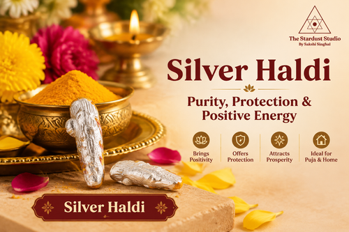 Buy Pure Silver Haldi Online at Best Price | The Stardust Studio.2