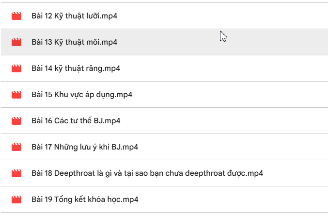 Các bài học kỹ thuật BJ
