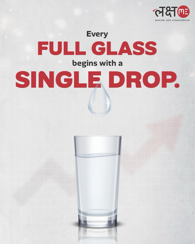 Every Full Glass Begins with a Single Drop  Small Steps to Financial Freedom.1