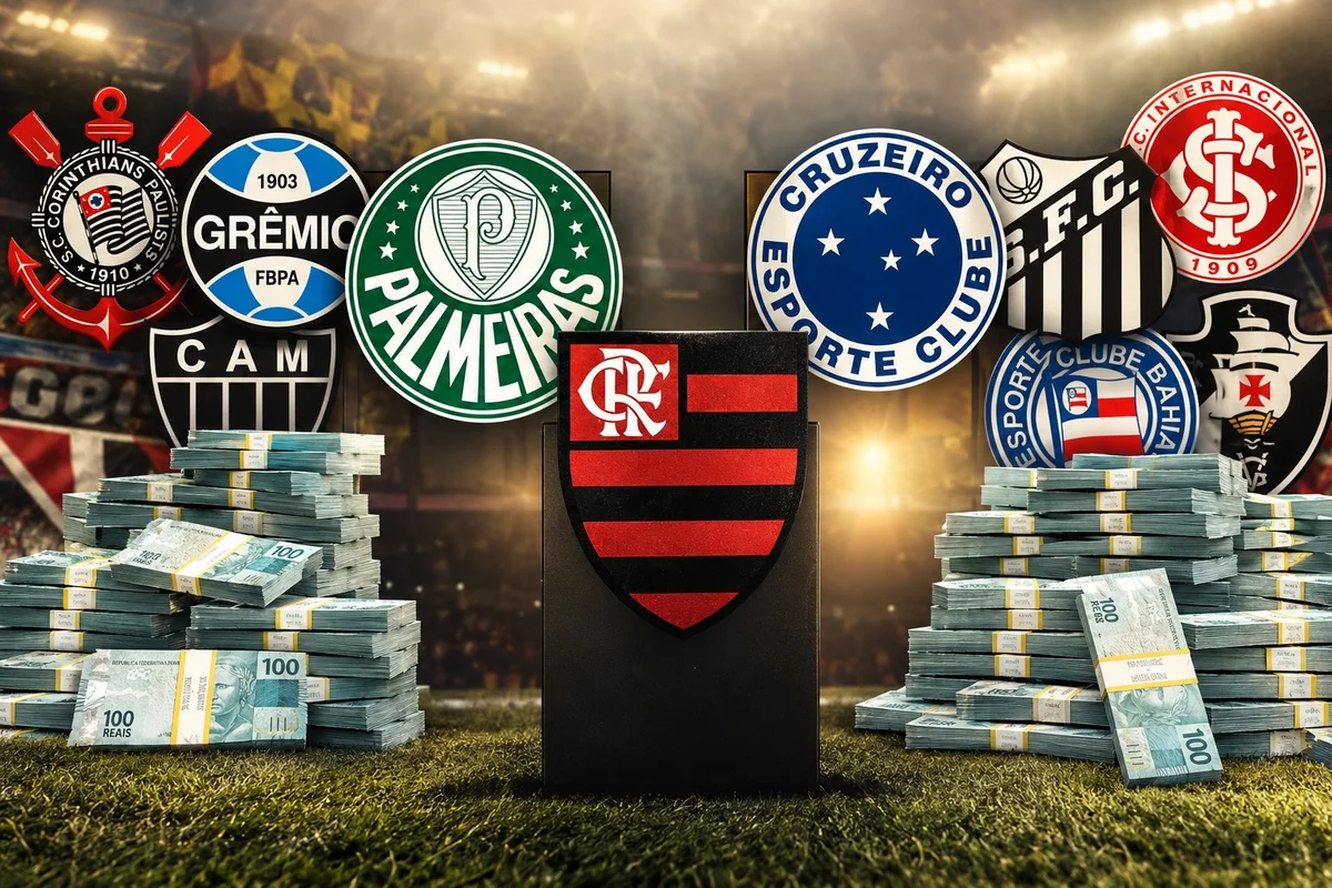 Salários na Série A: Flamengo lidera, mas clubes como Athletico-PR provam que gestão é chave