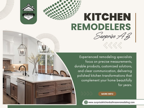The position of walls, windows, doors, plumbing connections, electrical points, and appliances can influence what is realistically possible. A design that looks excellent on a screen may need to change once those details are taken into account. This is one reason Kitchen remodelers Surprise AZ generally need to understand the existing room before settling on the final design.

Click here for more information: https://www.surprisekitchenbathroomremodeling.com/kitchen-remodel

Find Us On Google Map: https://maps.app.goo.gl/yUwD1CZamFyzAZo18

Address: 14239 W Bell Rd, UNIT 218, Surprise, AZ, 85374
Phone Number: +1(623) 294-8138

Read Our Blogs:
https://surprisekitchenbathroomremodeling.brushd.com/
https://surprisekitchenbathroomremodel.medium.com
https://kitchenremodelingsurpriseaz.tumblr.com/

More Links:
https://allmyfaves.com/surprisekitchenbathroomremodeling
https://gravatar.com/surprisekitchenbathroomremodeling
https://www.magcloud.com/user/surprisekitchenbathroomremodel
https://open.spotify.com/show/033wqmRvOjKzhyy94GvqSi