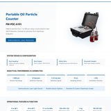 Portable Oil Particle Counter FM POC A101