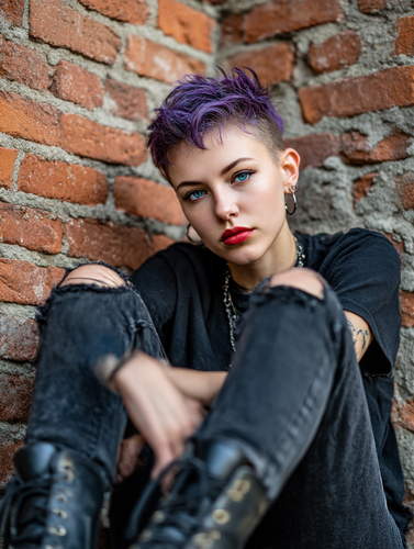 deb Portrait of an androgynous female with short black and pu c0d48423 ba4f 42e3 853f 0aa0345e6d66 0.2