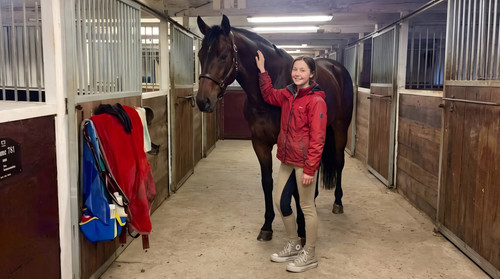 At the stable.1