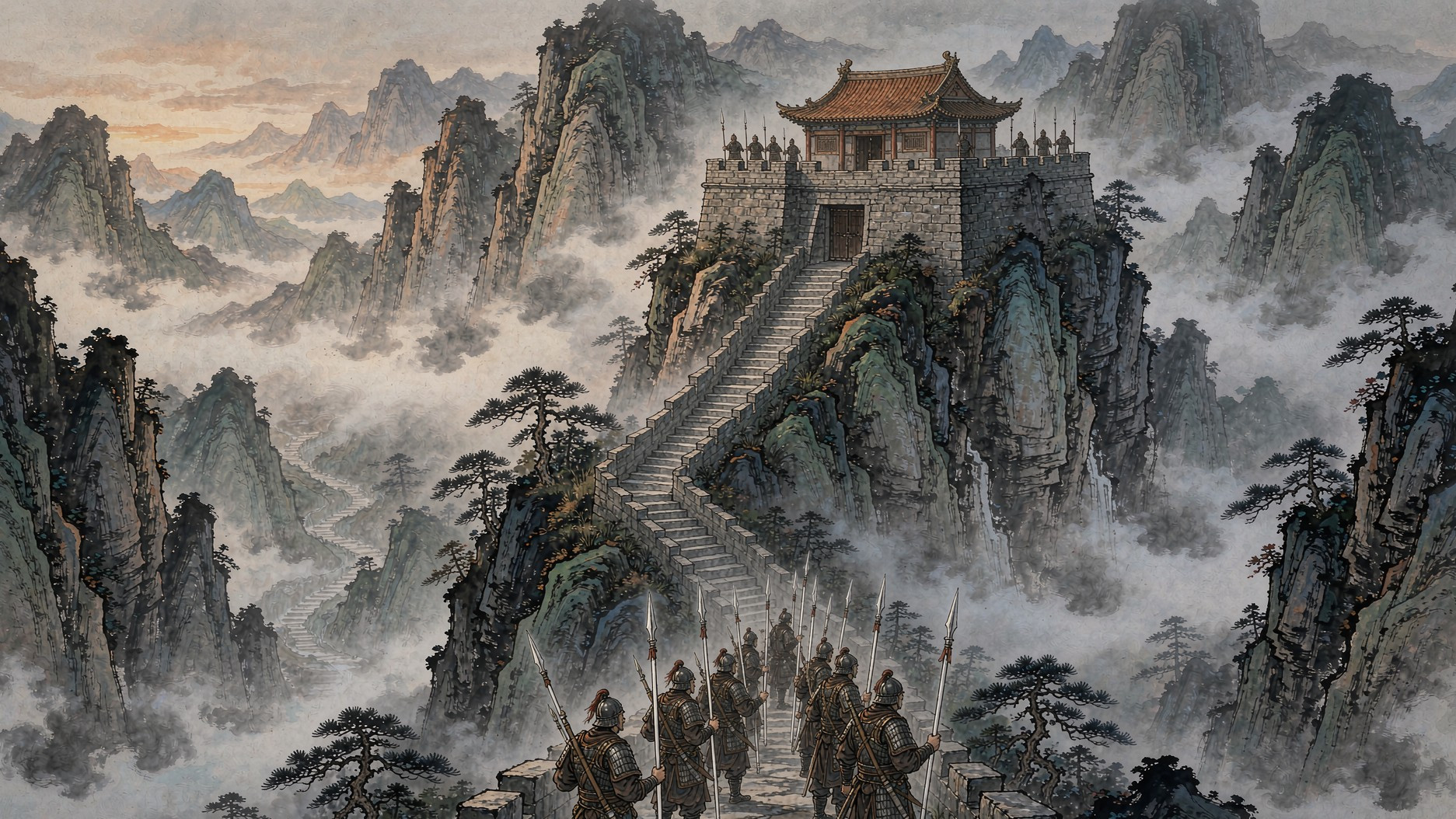 秦良玉与白杆兵·石柱万寿寨全景