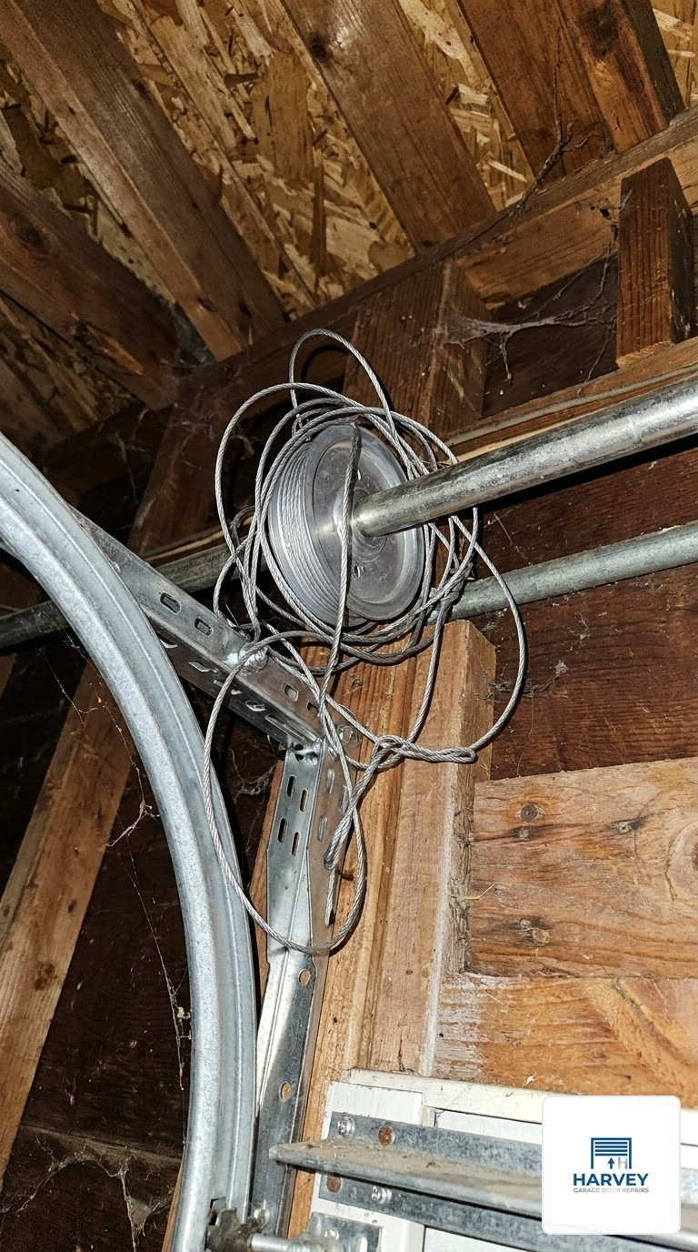 Off-Track Garage Door & Snapped Cable Alignment in San Gabriel - Harvey Garage Door Service