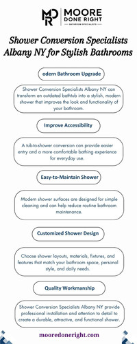 Shower Conversion Specialists Albany NY for Stylish Bathrooms.1