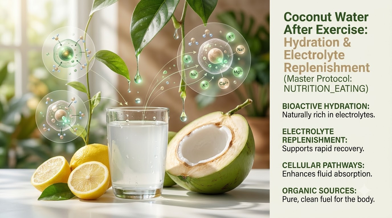 Coconut Water After Exercise: Hydration & Electrolyte Replenishment (Master Protocol: NUTRITION_EATING) - Evidence-Based Health Guide
