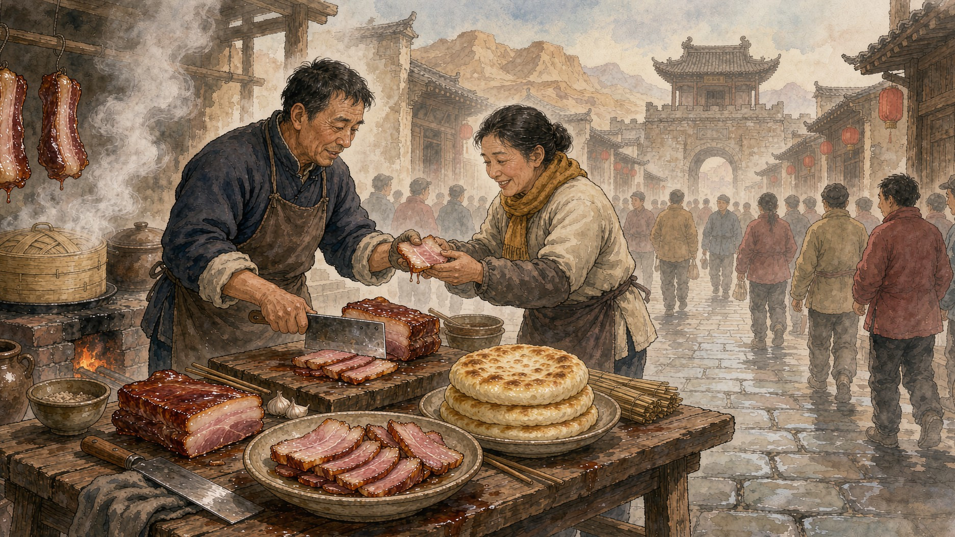 陇西腊肉·食俗