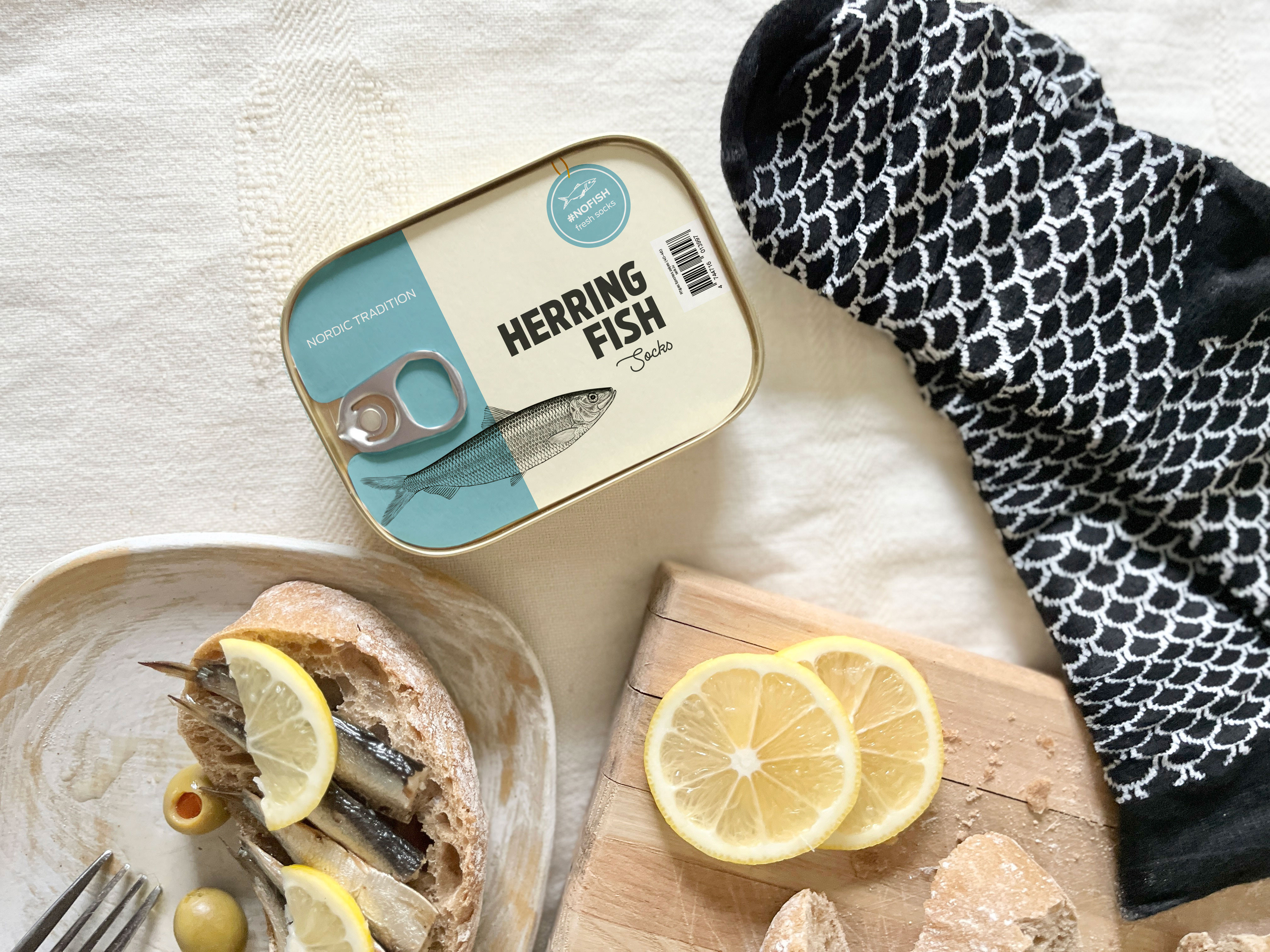 SEIK Nordic Tradition Herring Fish Socks metallist konservikarbis