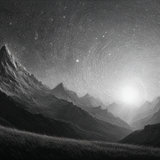 deb charcoal painting of beautiful mountains in front of a su a0d92815 f0c0 42f0 a305 66315ddb9159 1