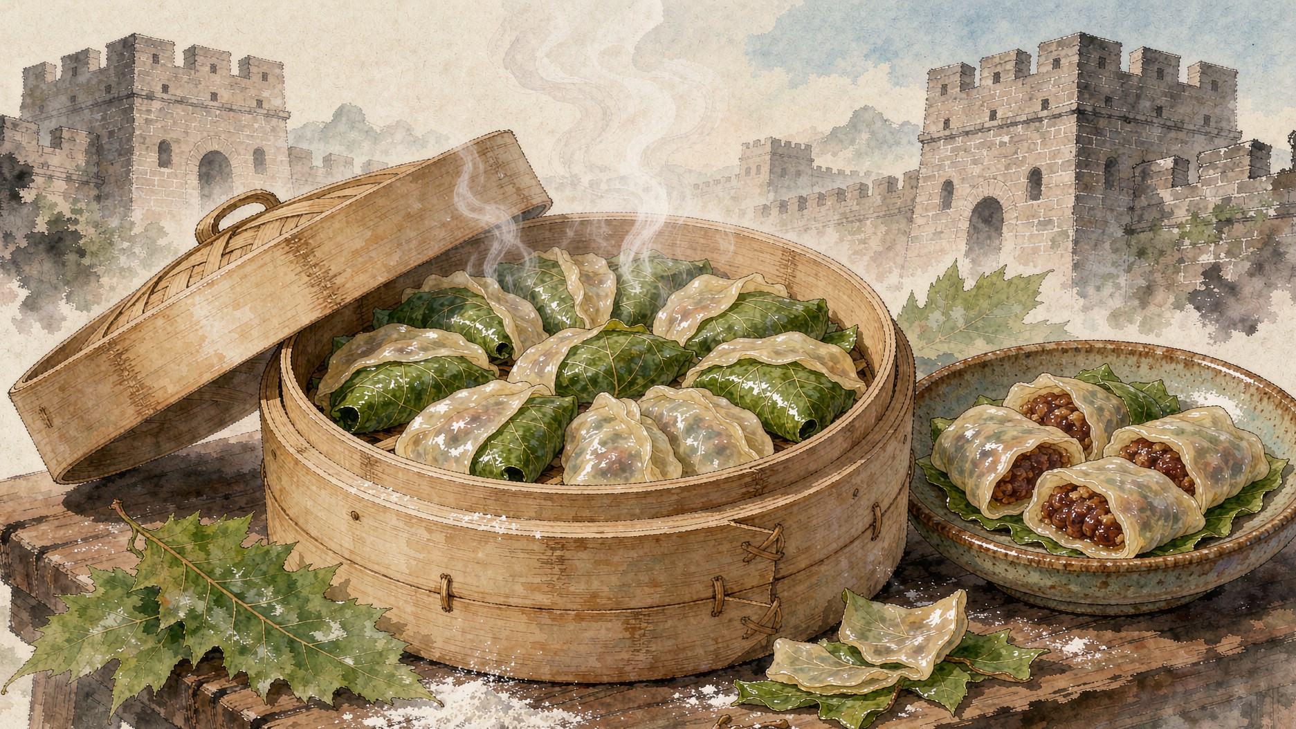 山海关桲椤叶饼