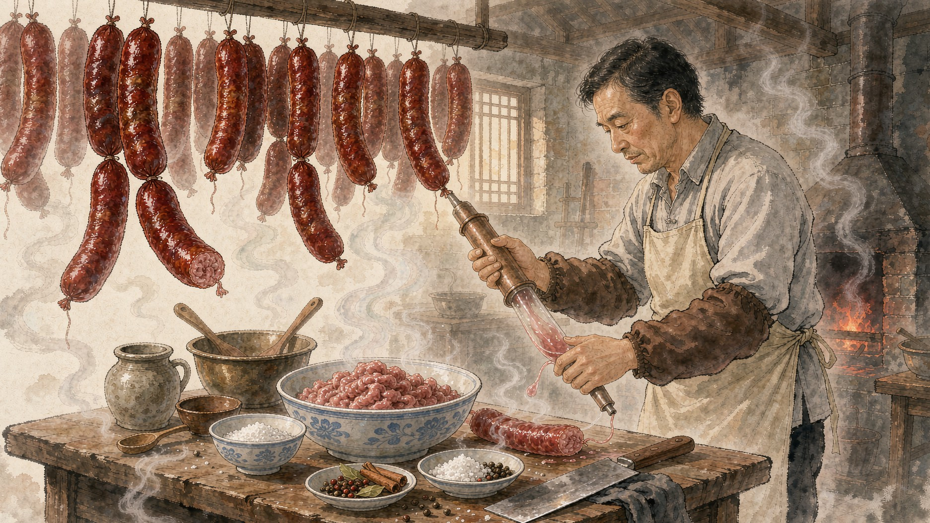 哈尔滨红肠·制作工艺