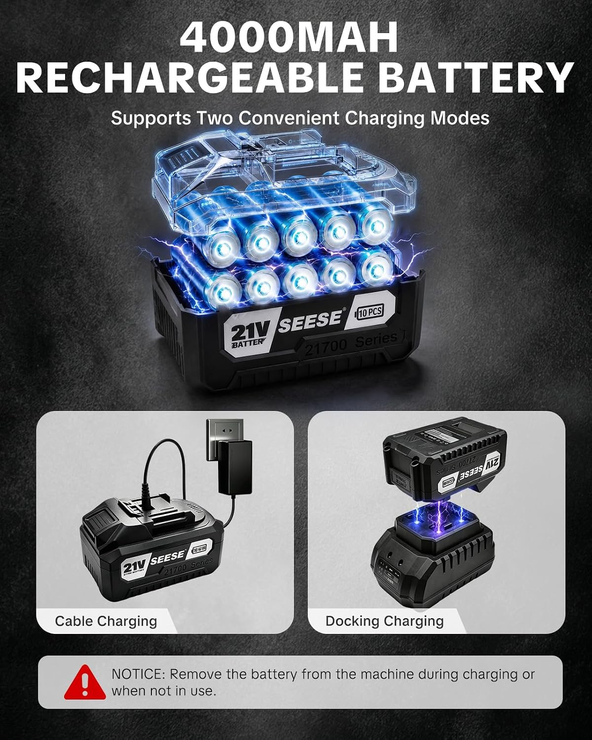 بطارية 4000mAh