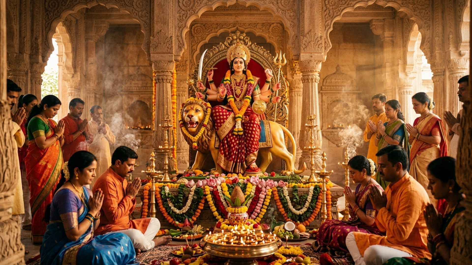 नवरात्रि व्रत और पूजा विधि: नौ दिनों की संपूर्ण जानकारी, नियम, सामग्री और महत्व