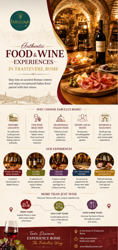 Where can I taste authentic Italian food and wine in Trastevere?.2