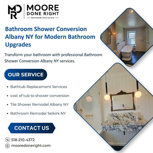 Bathroom Shower Conversion Albany NY for Modern Bathroom Upgrades.1