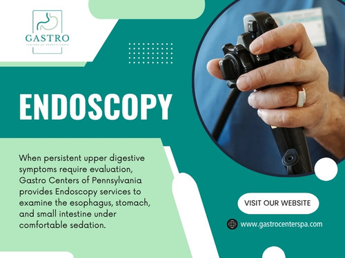 An endoscopy allows a doctor to examine the upper digestive tract using a small camera. It may be considered when symptoms such as ongoing reflux, swallowing problems, unexplained upper abdominal discomfort, or persistent nausea need further investigation.

Gastro Centers of Pennsylvania

Our Location:
King of Prussia: 216 Mall Blvd #120, King of Prussia, PA 19406, United States
Find Us On Google Map: https://maps.app.goo.gl/urcTXbfAmHQzMY5V7

Read Our Blogs:
https://gastrocenterspa.medium.com/
https://gastrocenterspa.mystrikingly.com/
https://gastrocenterspa.tumblr.com/

More Links:
https://bio.site/gastrocenterspa
https://peatix.com/user/30592065/view
https://speakerdeck.com/gastrocenterspa