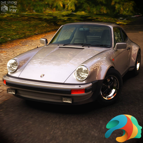 porsche 911 turbo 3 3 1982 for daz studio 25.1