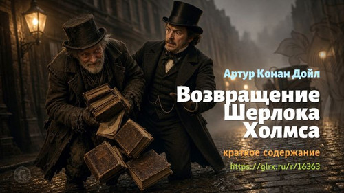 Читать краткий пересказ романа Артура Конан Дойла «Возвращение Шерлока Холмса». Артур Конан Дойл: «В.jpg