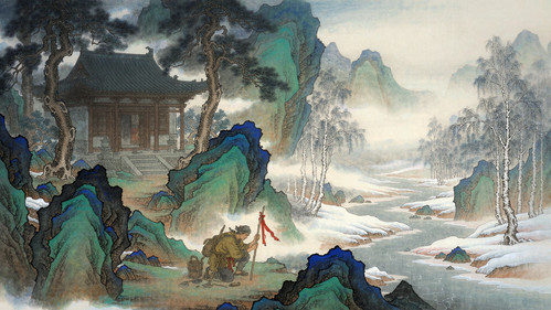 漠河胭脂沟金圣传说·意象