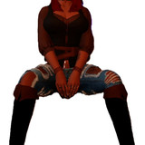 dragonkitty sitting down