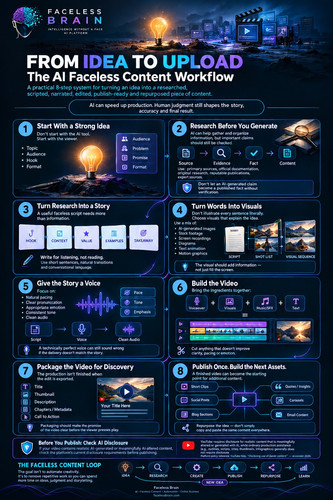 From Idea to Upload - The AI Faceless Content Workflow.jpg
