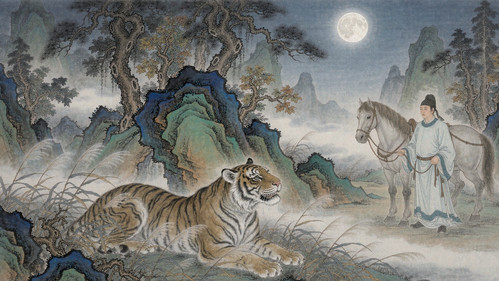 唐传奇《人虎传》 ·情节