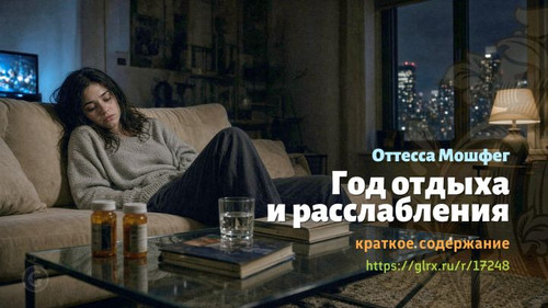 Читать краткий пересказ книги Оттессы Мошфег «Год отдыха и расслабления». Оттесса Мошфег: «Год отдых.jpg