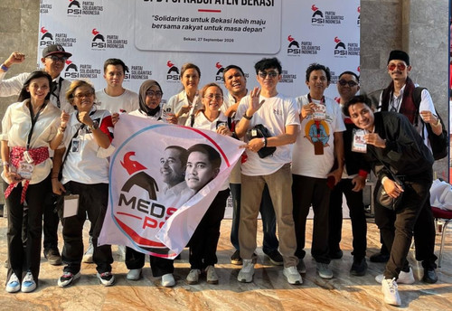 Tim Media DPP PSI Se-Nusantara Liput Rakorda DPD PSI Kabupaten Bekasi