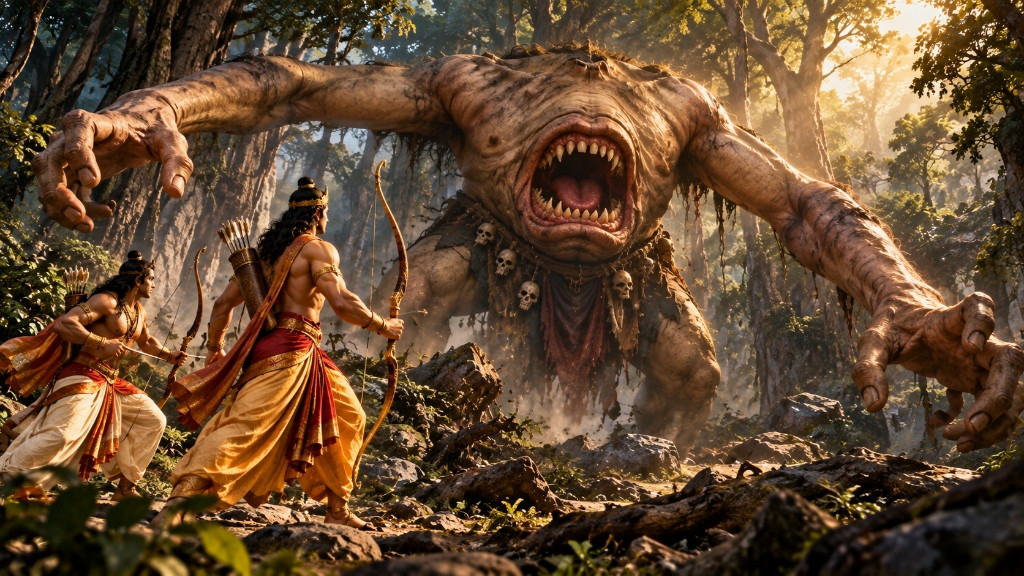 कबंध की कथा — श्रीराम से मिलने से पहले राक्षस कबंध का रहस्यमय जीवन