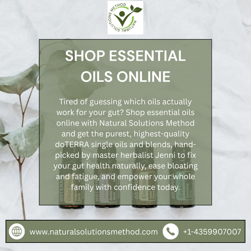 Shop Essential Oils Online for Pure Gut Health Support Natural Solutions Method
