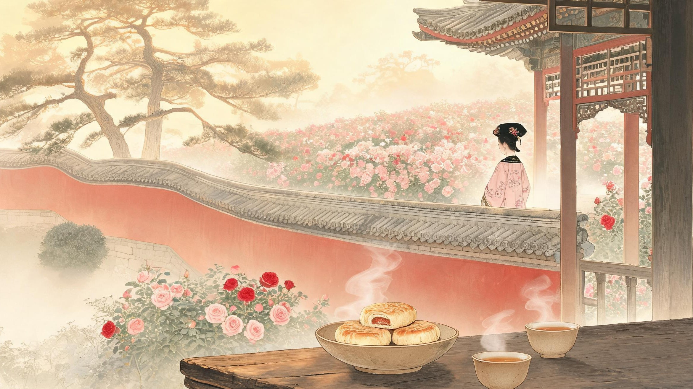 承德鲜花玫瑰饼·食俗